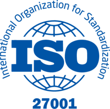 ISO 27001 certification badge