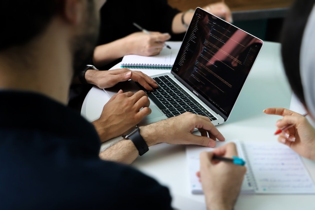 Two professionals reviewing a roadmap in a meeting