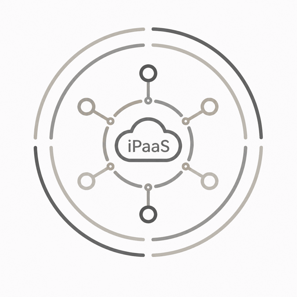 Abstract iPaaS network connecting systems