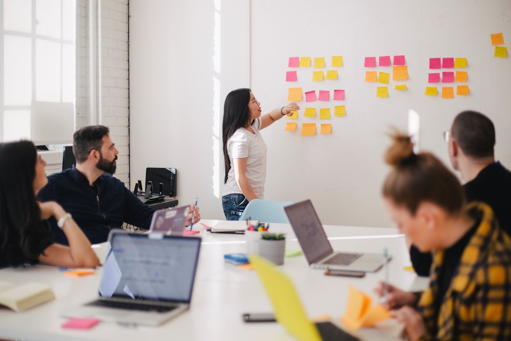 Consultants collaborating