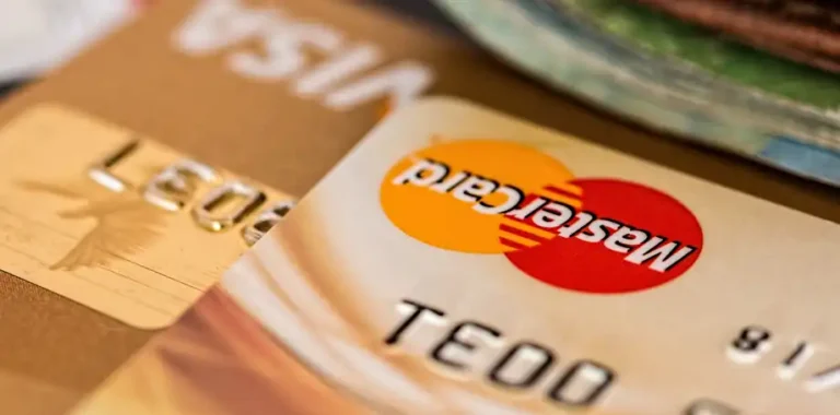 Visa and Mastercard credit cards.