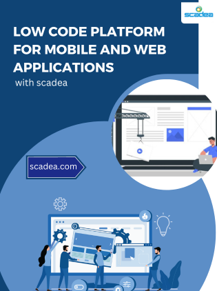 Low Code Platform for Mobile and Web Applications with scadea