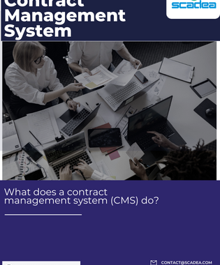 What does a contract management system do?