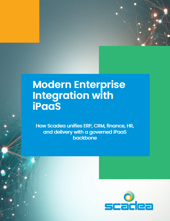 Modern Enterprise Integration with iPaaS - Scadea Whitepaper -Cover Image