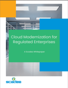 Scadea Cloud Modernization whitepaper cover.