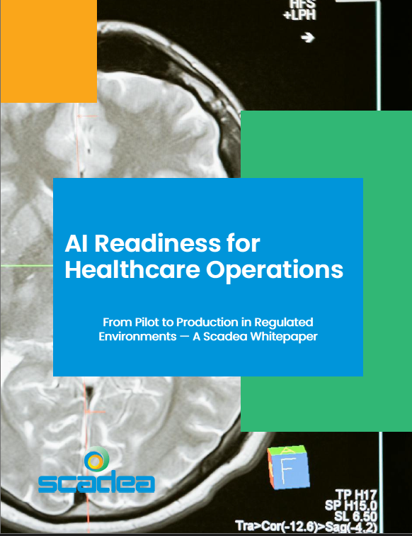 AI Readiness for Healthcare Operations - From Pilot to Production in Regulated Environments - Whitepaper Cover Image