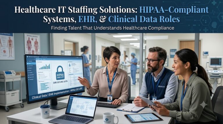Healthcare IT staffing services for compliance-heavy technology roles