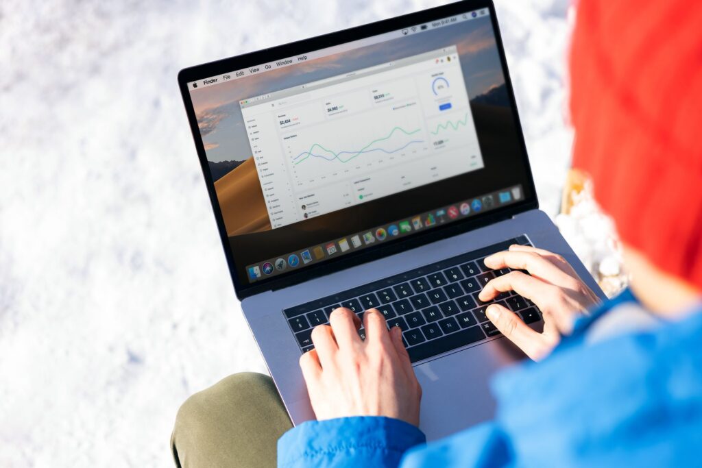 Dashboard showing performance metrics for IT staff augmentation
